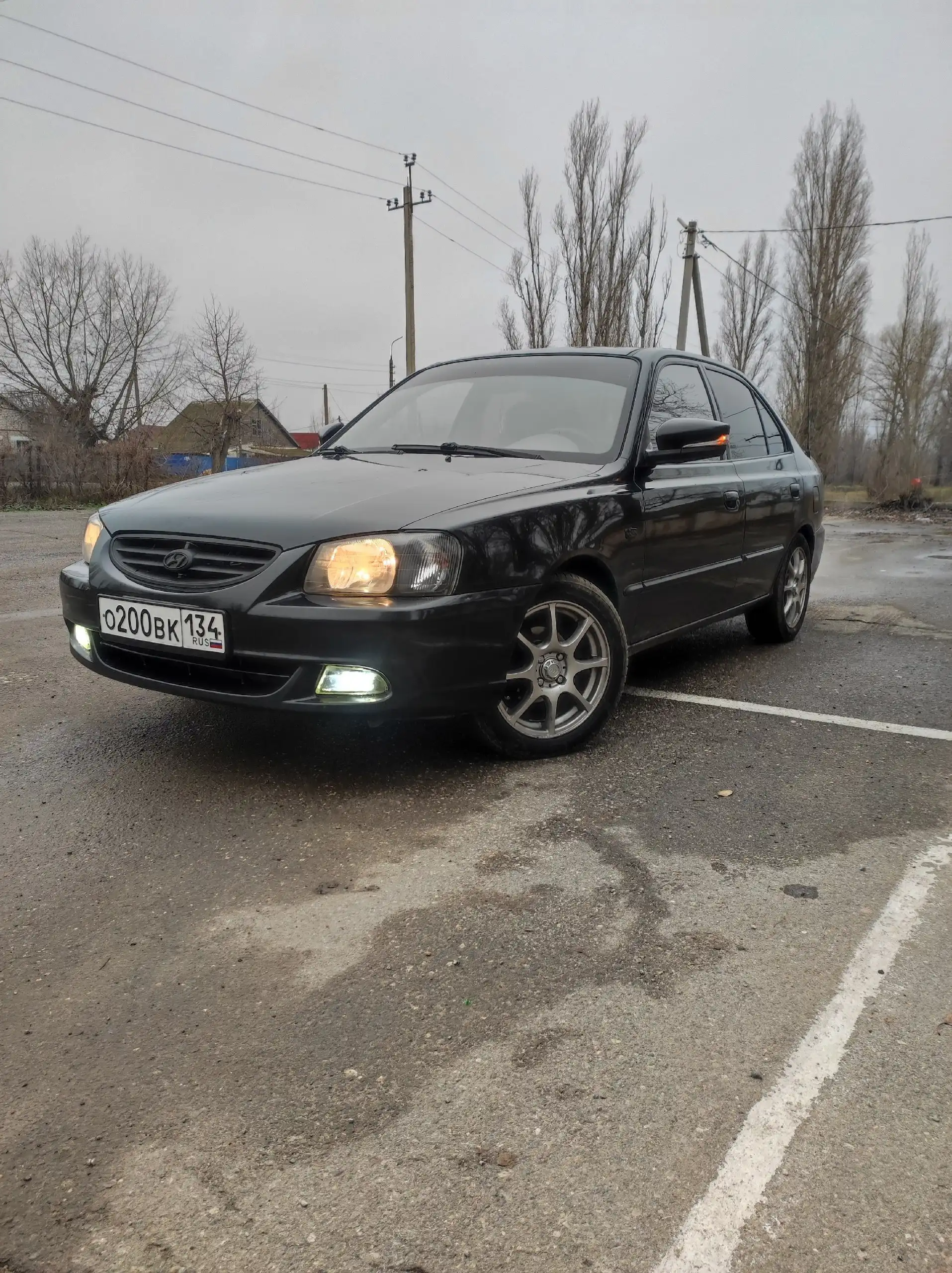 Hyundai Accent 2007 автомат, два комплекта колес - Легковые автомобили (Авто) в Волгоград