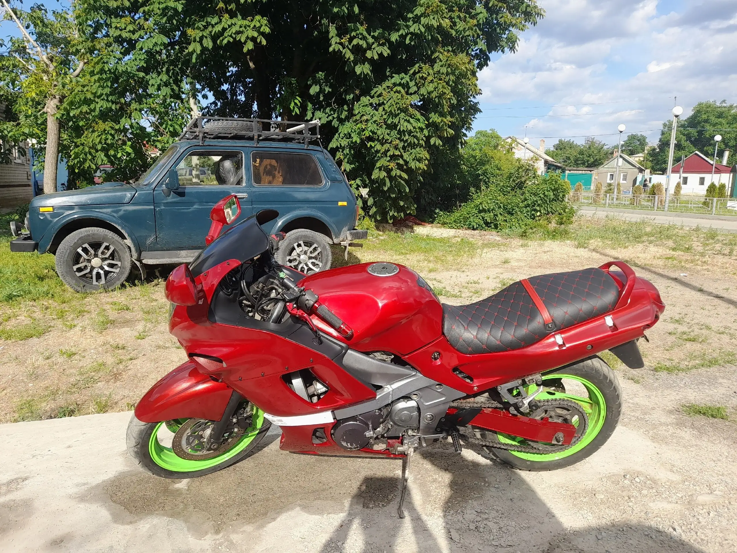 Kawasaki ZZR 400 с двигателем 600 и полным обновлением - Мотоциклы (Авто) в Волгоград