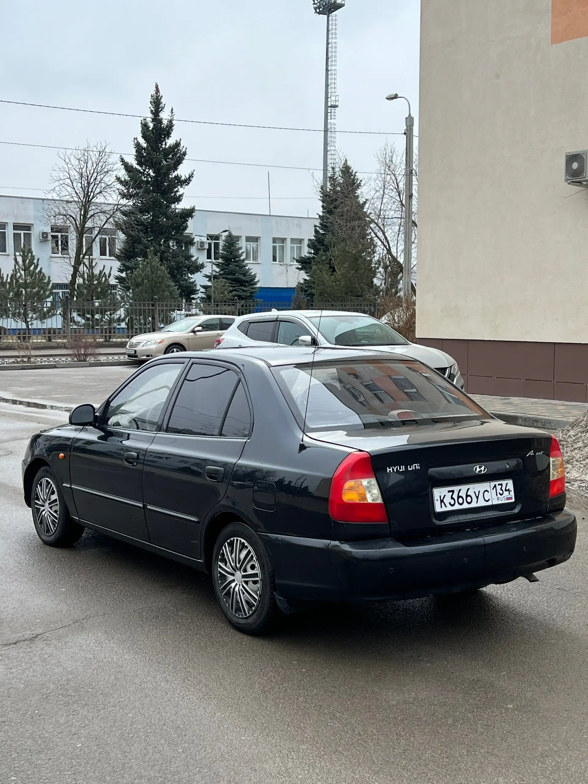 Hyundai Accent 2008 года в черном цвете - Легковые автомобили (Авто) в Волгоград