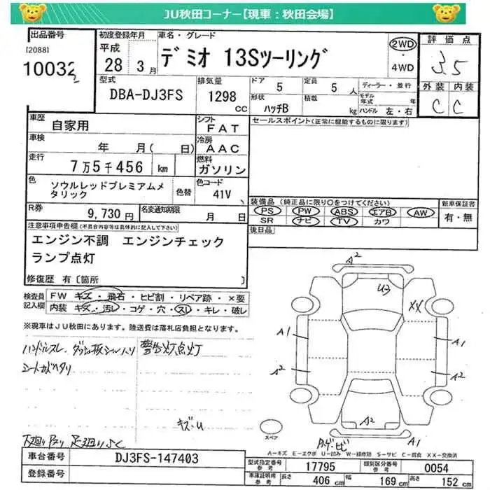 Mazda Demio 2017 года из Японии, заказ авто из Японии и Китая