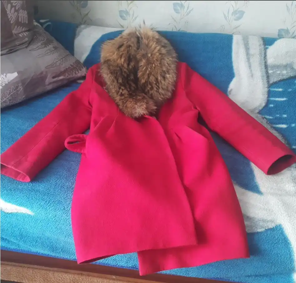 Пальто из натурального меха енота - Верхняя одежда (Одежда) в Ижевск