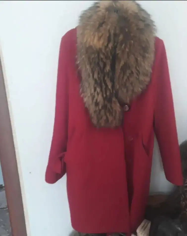 Пальто из натурального меха енота - Верхняя одежда (Одежда) в Ижевск