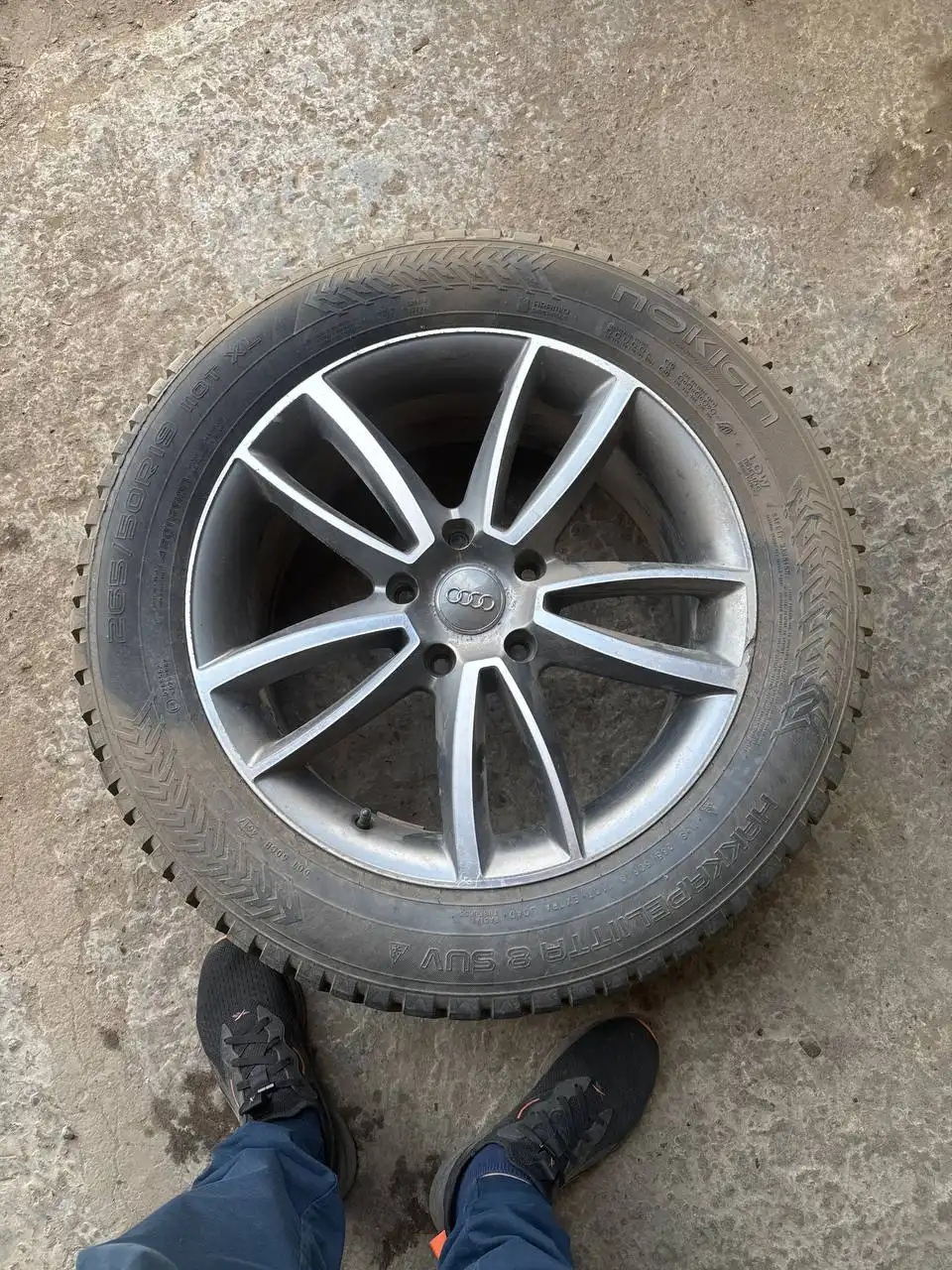Продам комплект зимних колес R-19 на Volkswagen Touareg и Audi Q7 - Шины и диски (Авто) в Ижевск