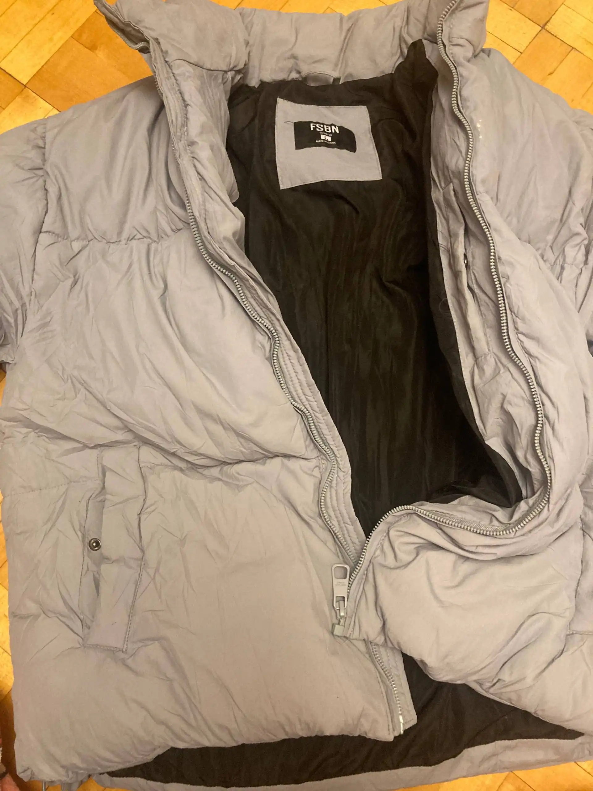 Куртка серо-голубая размер L - Верхняя одежда (Одежда) в Ижевск