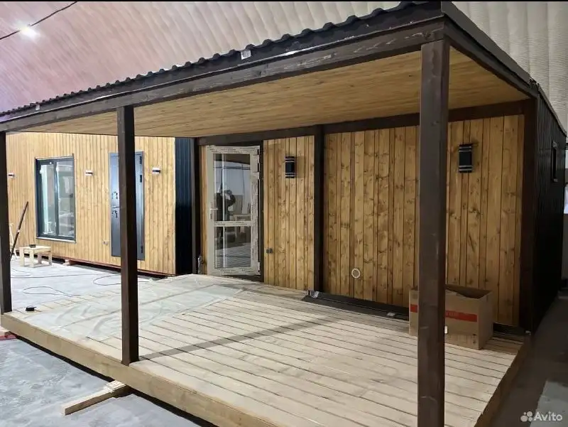 Модульная баня с террасой от производителя - Бани и сауны (Для дома и дачи) в Ижевск