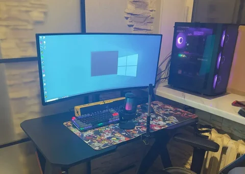 Продам игровой компьютер с монитором Xiaomi 34 дюйма - Игровые приставки в Ижевск