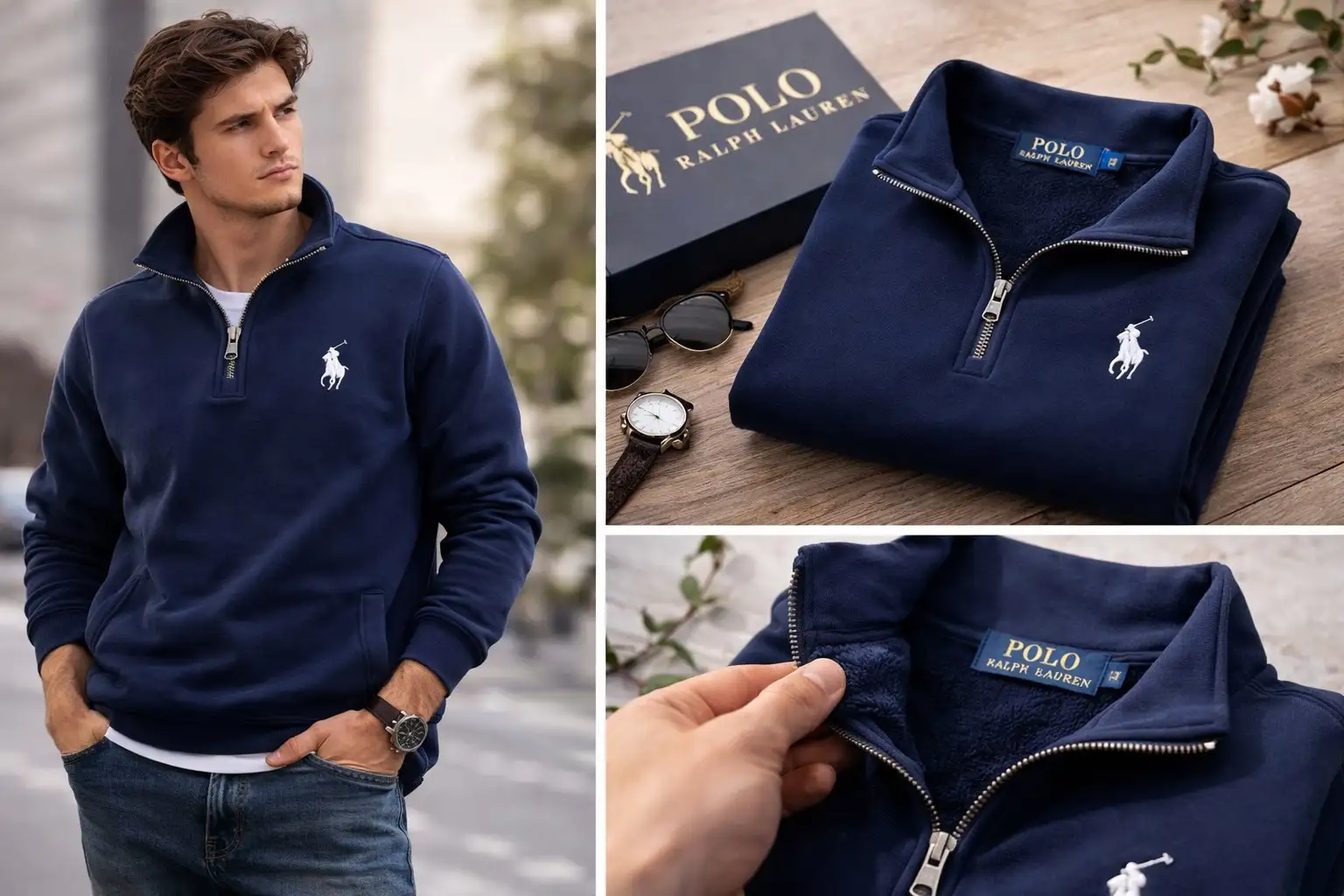 Свитшот Polo Ralph Lauren Quarter Zip - Свитшоты (Одежда) в Ижевск