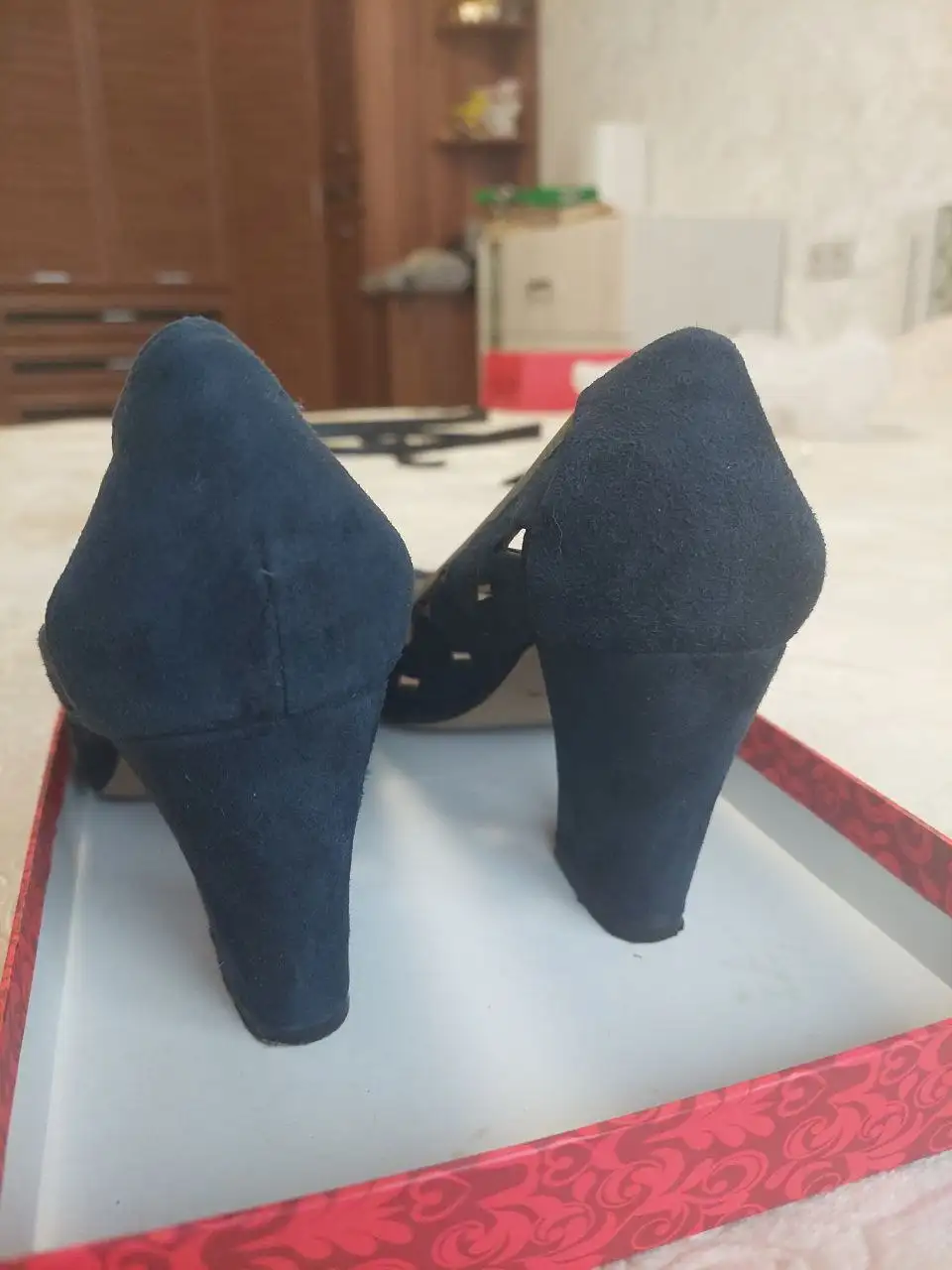 Летние туфельки 38 размер натуральная замша - Обувь (Одежда) в Ижевск