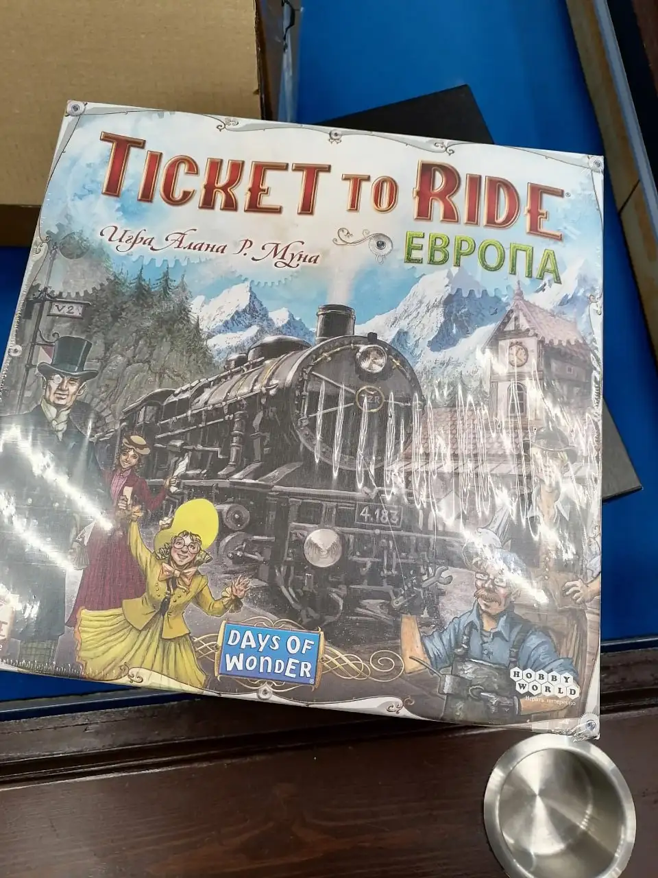 Настольная игра Ticket to Ride Европа (Билет на поезд) оригинал новая - Настольные игры (Хобби и отдых) в Ижевск