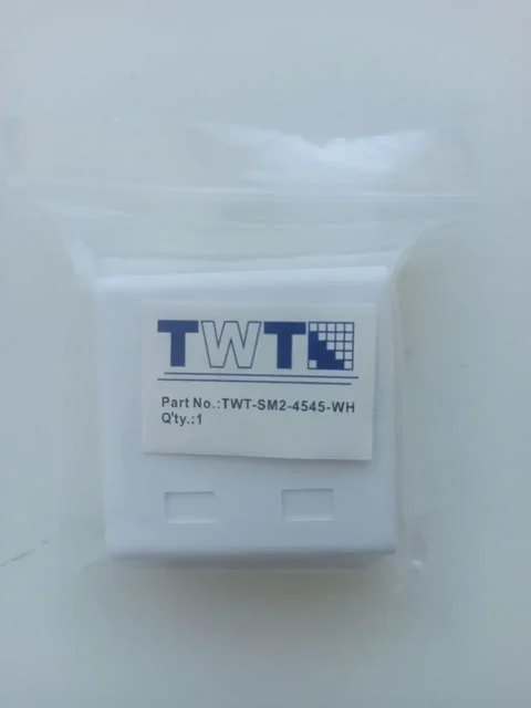 Розетка TWT 2 порта RJ-45, кат.5e, белая SM2-4545-WH - Проекторы в Ижевск