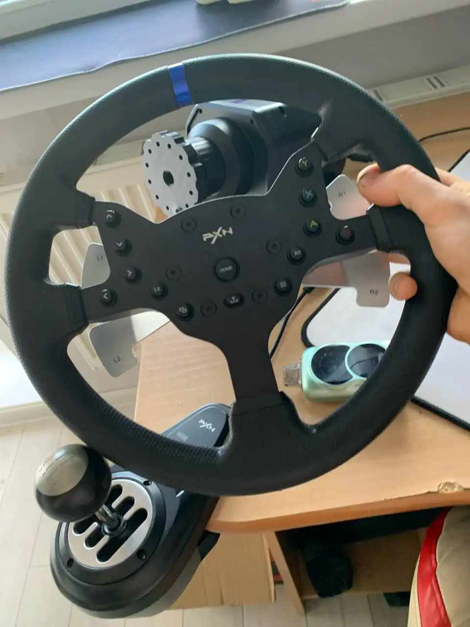 Игровой руль с КПП и педалями - Электроника в Ижевск