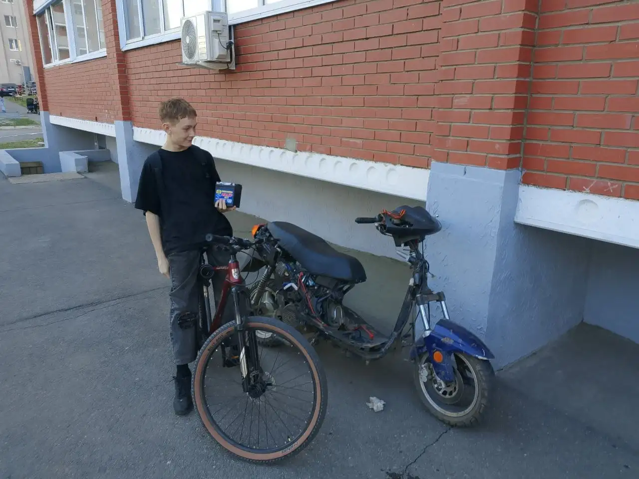 Продам 150 куб мотоцикл (Акума) с новым ремнем и маслом - Мототехника (Авто) в Ижевск