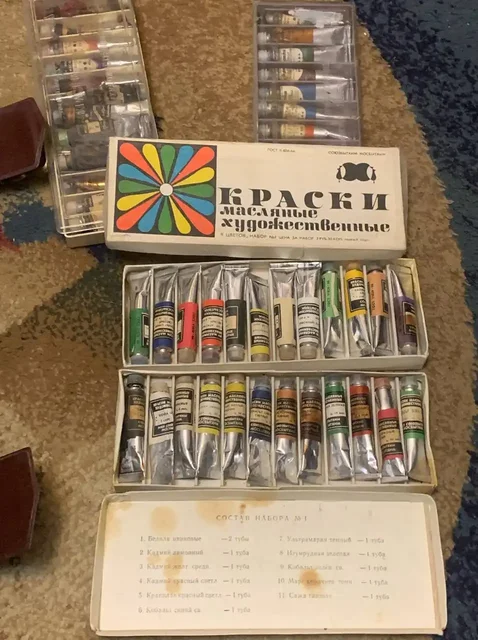 Масляные краски СССР в Ижевске - Хобби и отдых в Ижевск