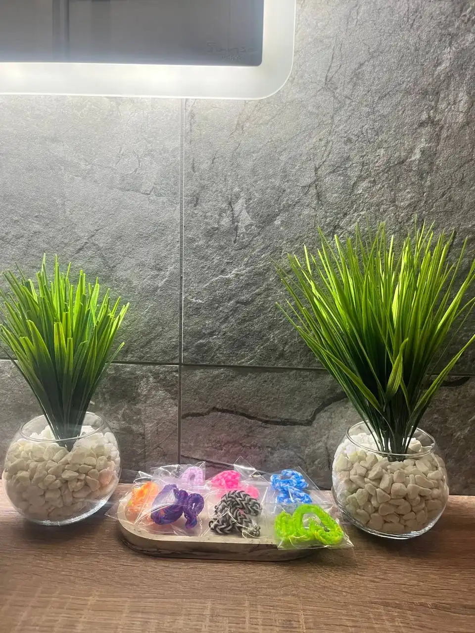 Плетеные браслеты с кольцом в наборе