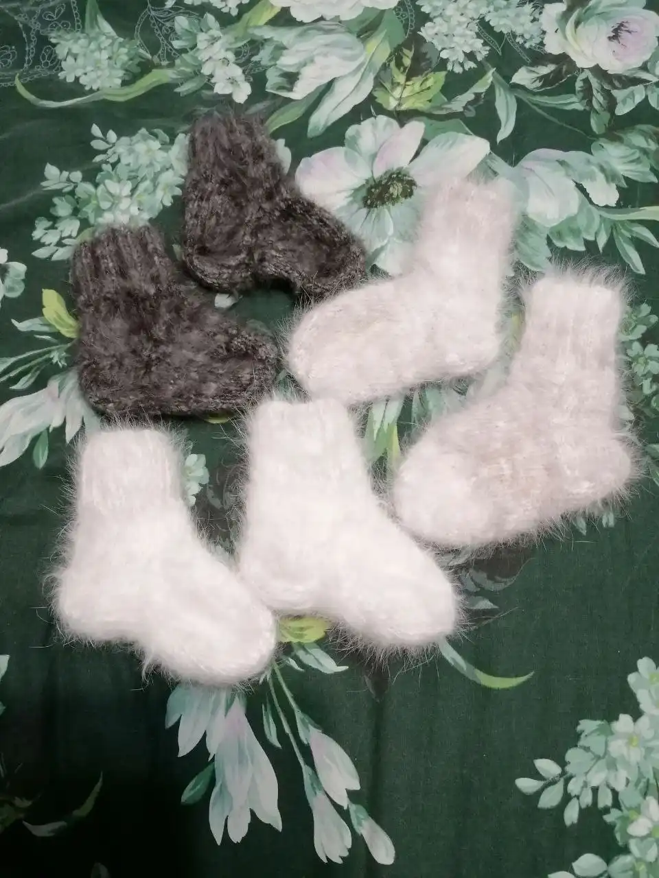Носки, варежки детские и взрослые, пуховая