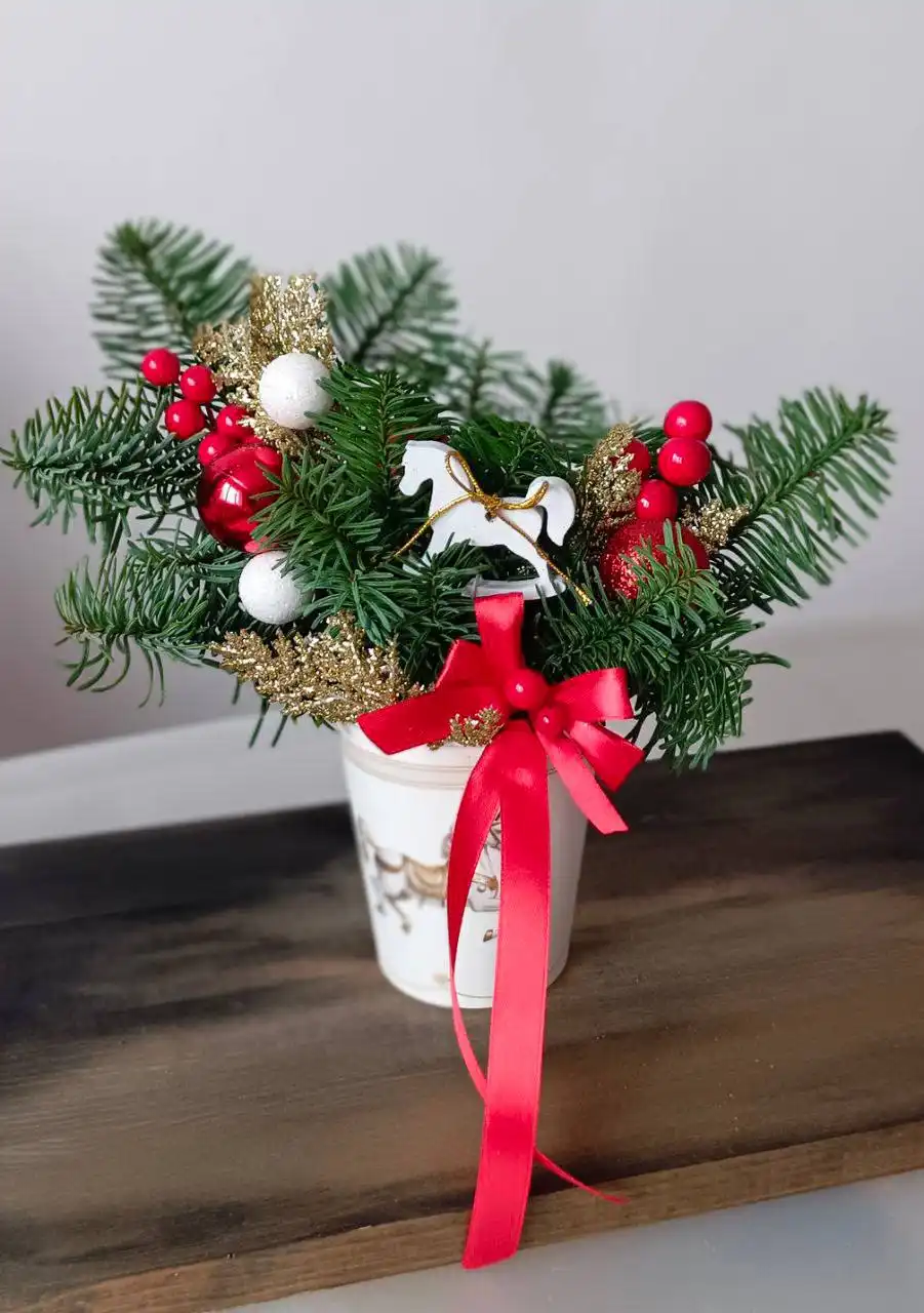 Композиции из нобилиса к Новому году