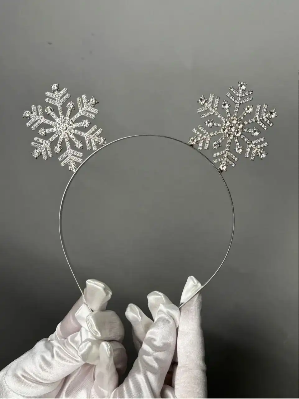 Ободок со Снежинками из страз