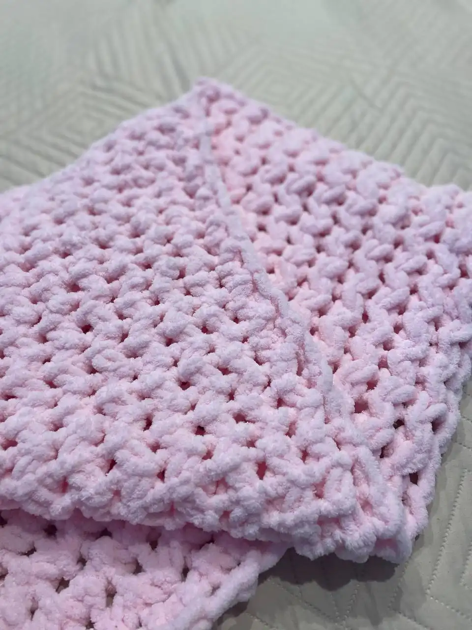 Плед ручной работы 86х86 размер