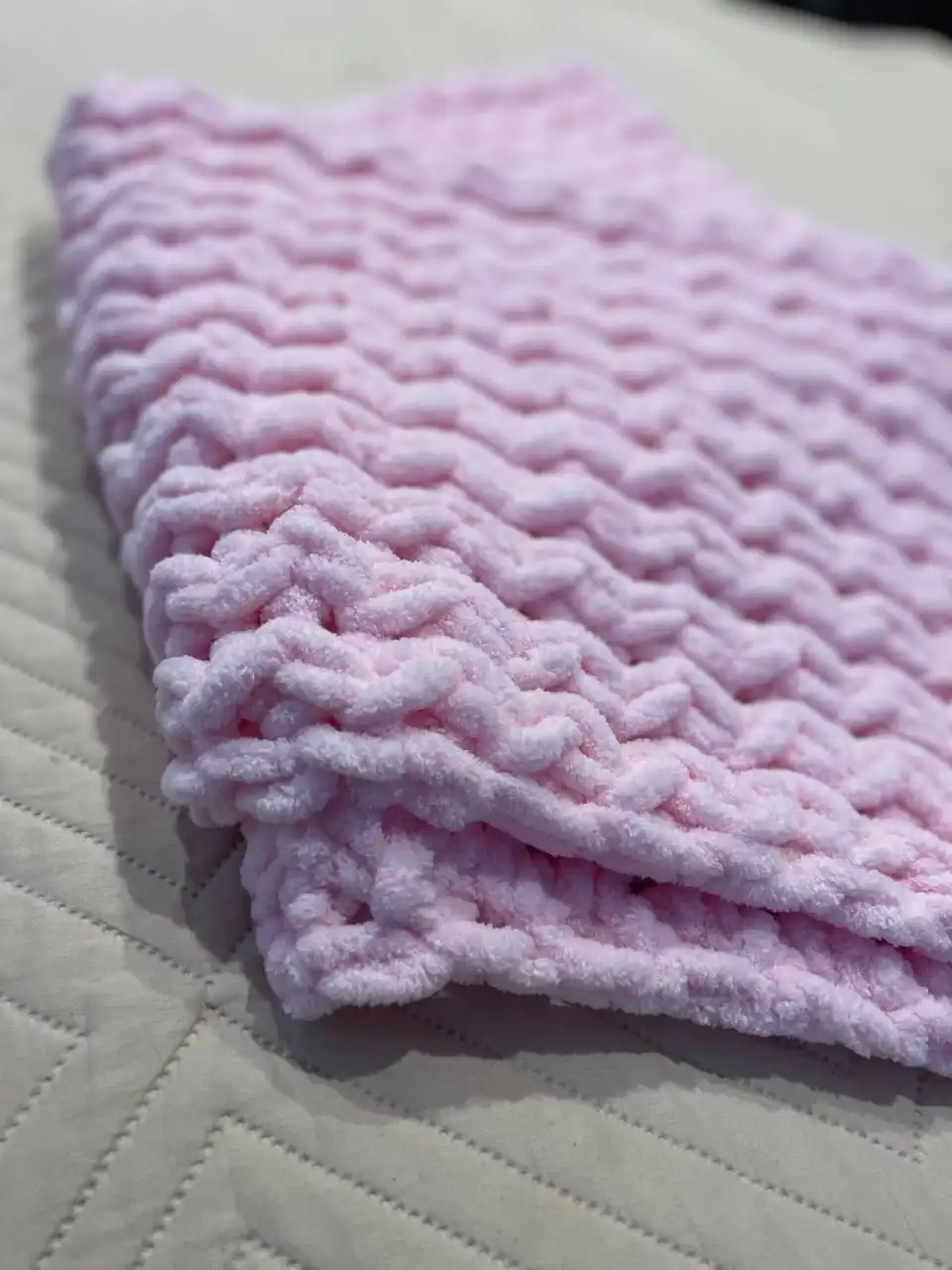 Плед ручной работы 86х86 размер