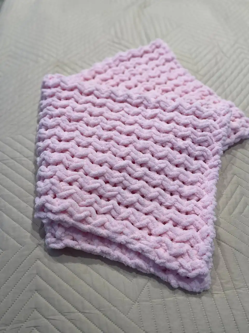 Плед ручной работы 86х86 размер