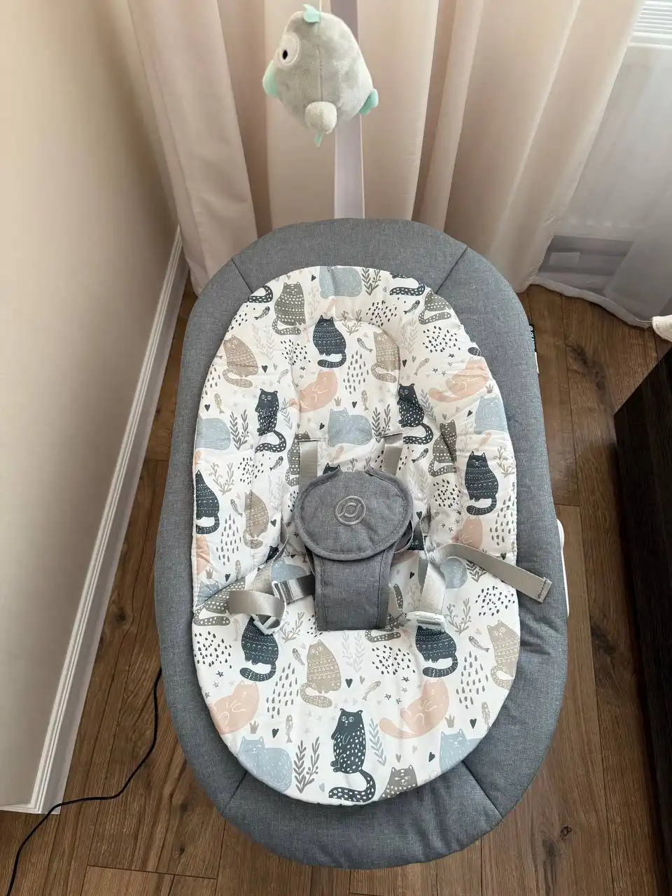 Продается Кресло-качели 2в1 Olsson Leaf grey - Барахолка в Тюмень