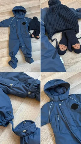 Продам зимний комбинезон крокид 68-74 с шапкой и варежками - частное объявление в Тюмень