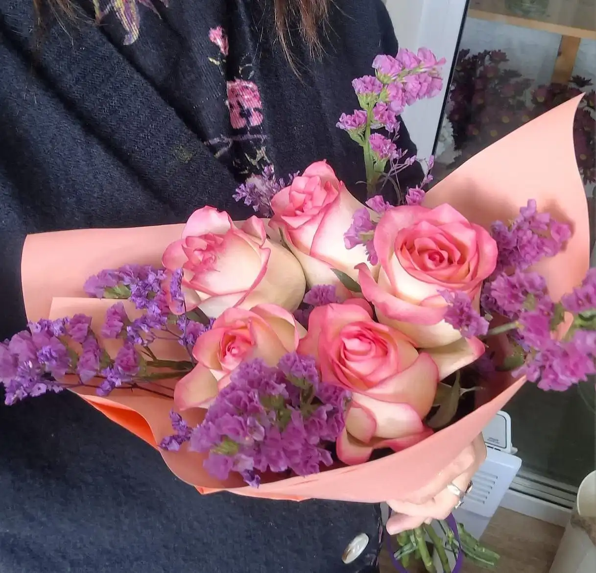 Букет Дня из живых цветов