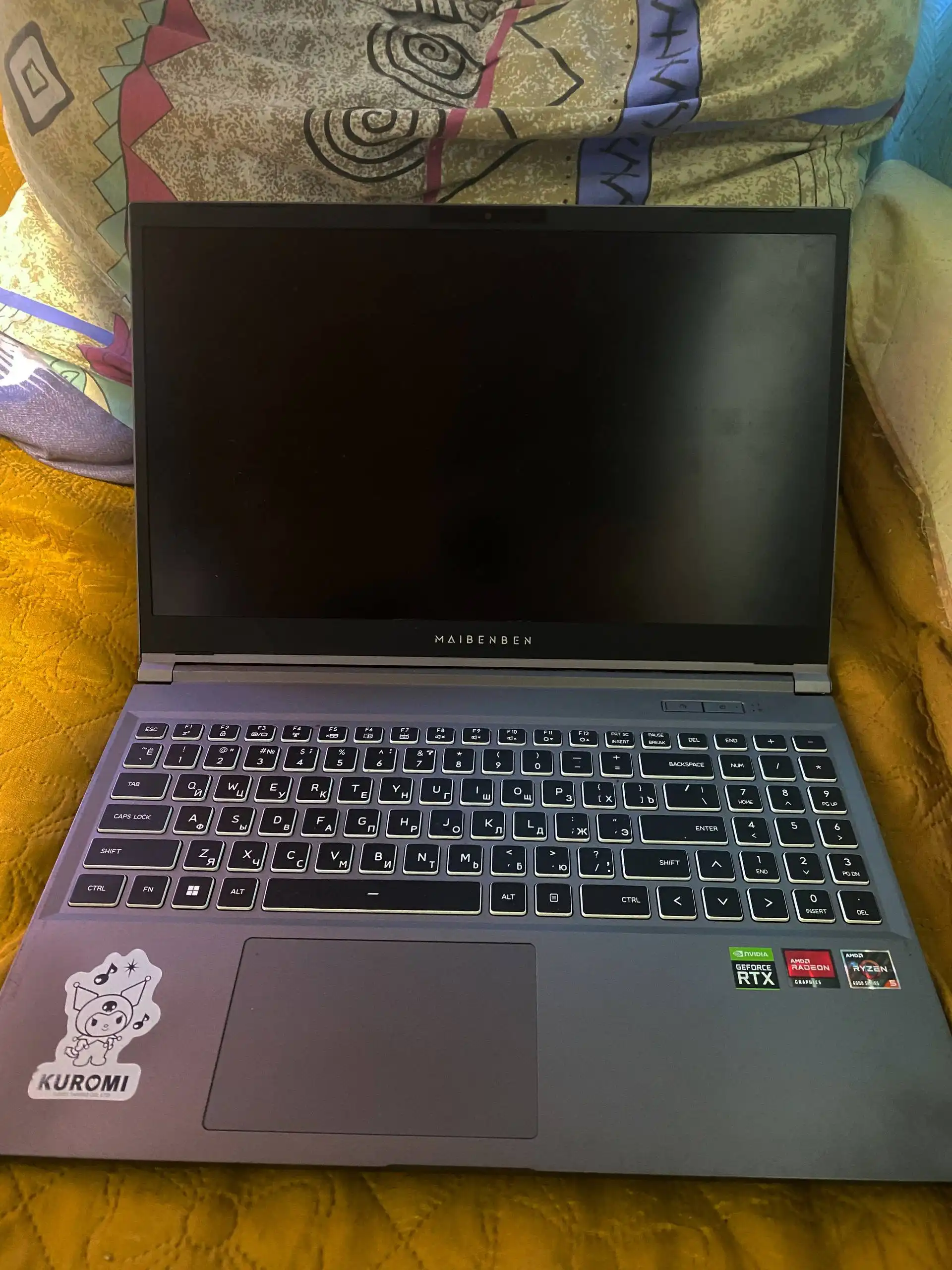 Ноутбук MAIBENBEN x565 с RTX 3050 и Ryzen 5 6600H