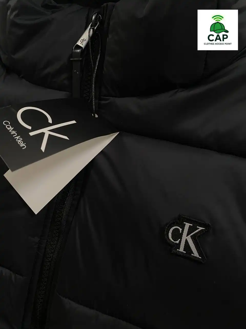Зимняя парка Calvin Klein черная