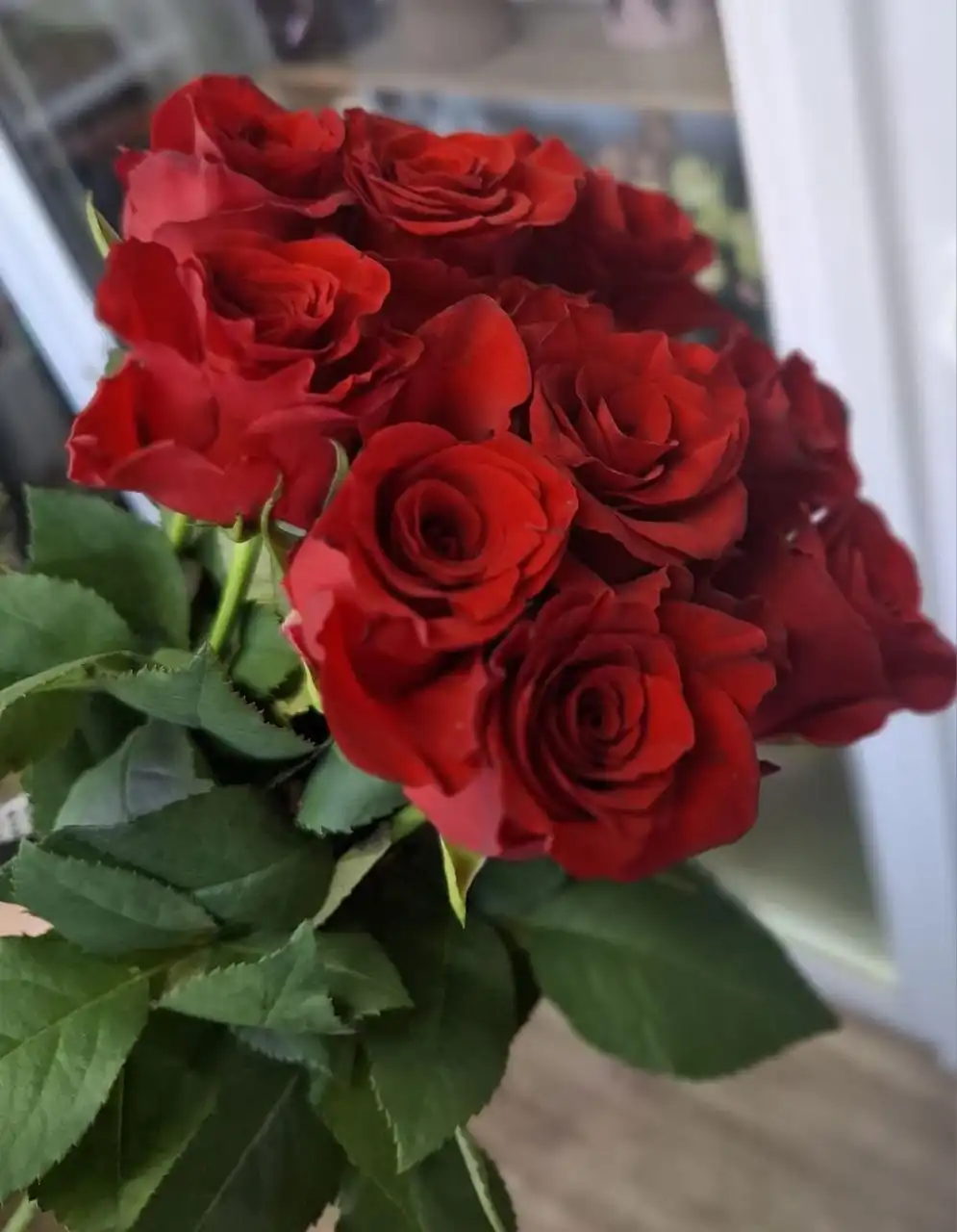 Букет из роз 9 штук 70 см