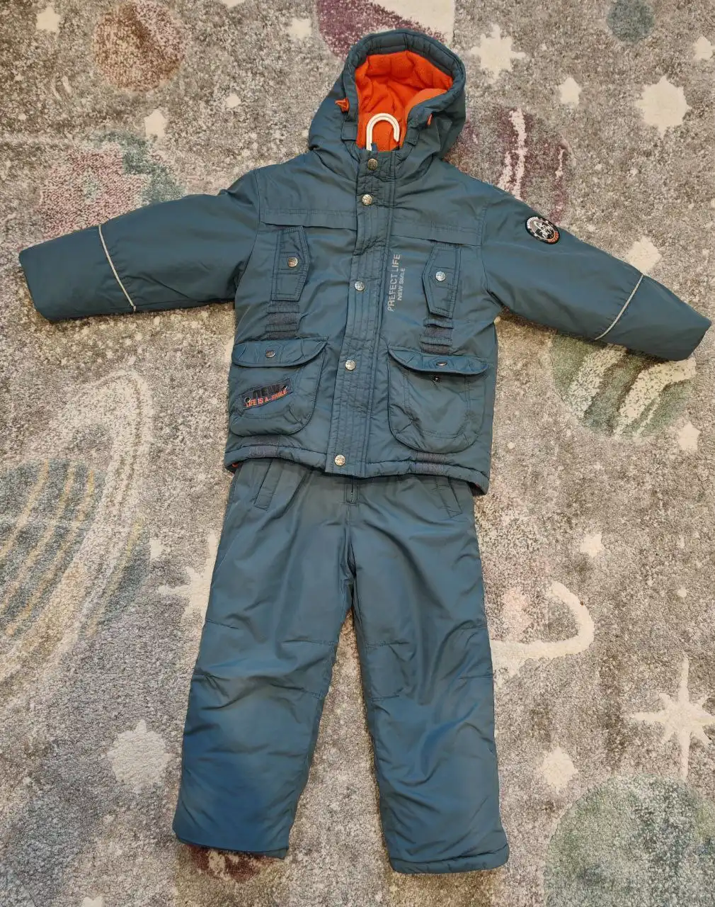 Зимний раздельный комбинезон, 110 см