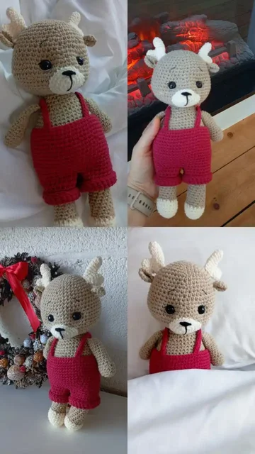 Продам вязаного оленёнка ручной работы - Хобби и отдых в Владивосток