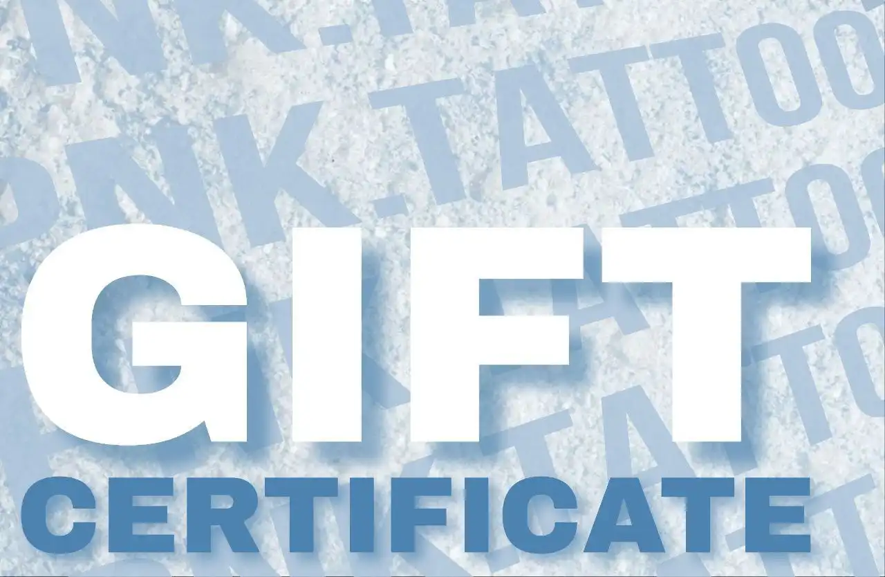 Подарочный сертификат на тату