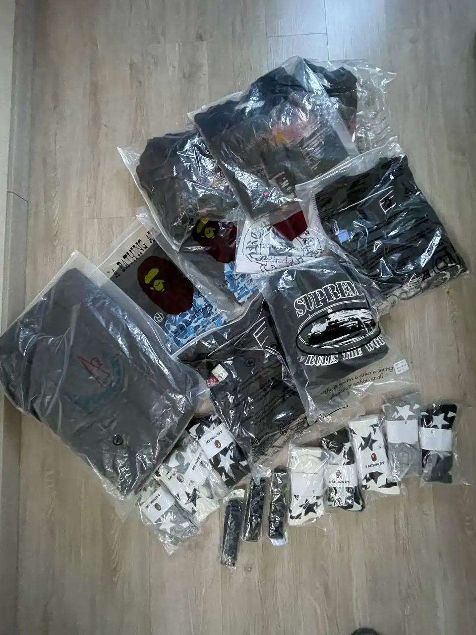 Остатки вещей закупки с Китая