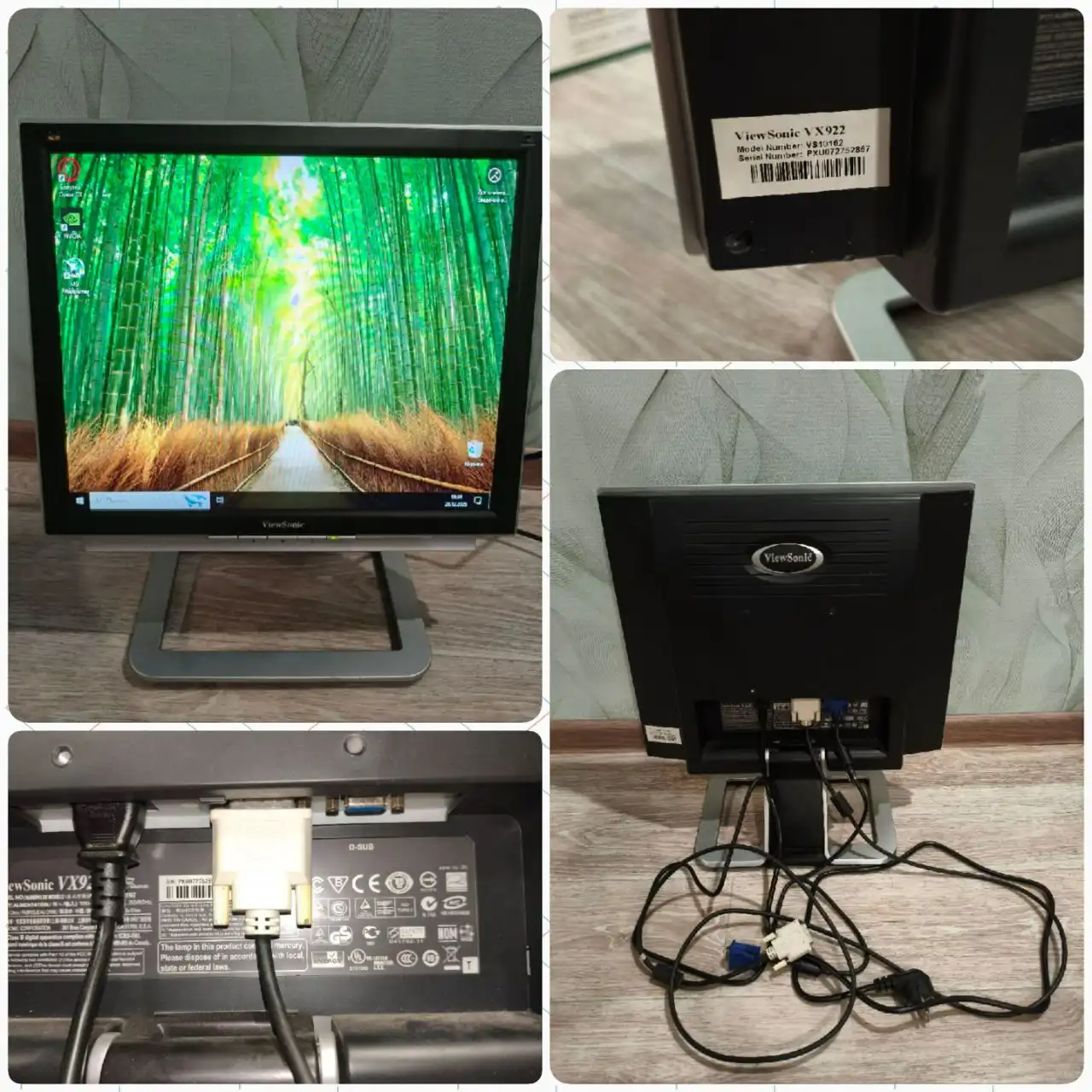 Монитор ViewSonic VX922 19" в отличном состоянии