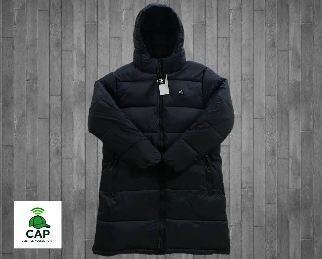 Зимняя парка Calvin Klein черная