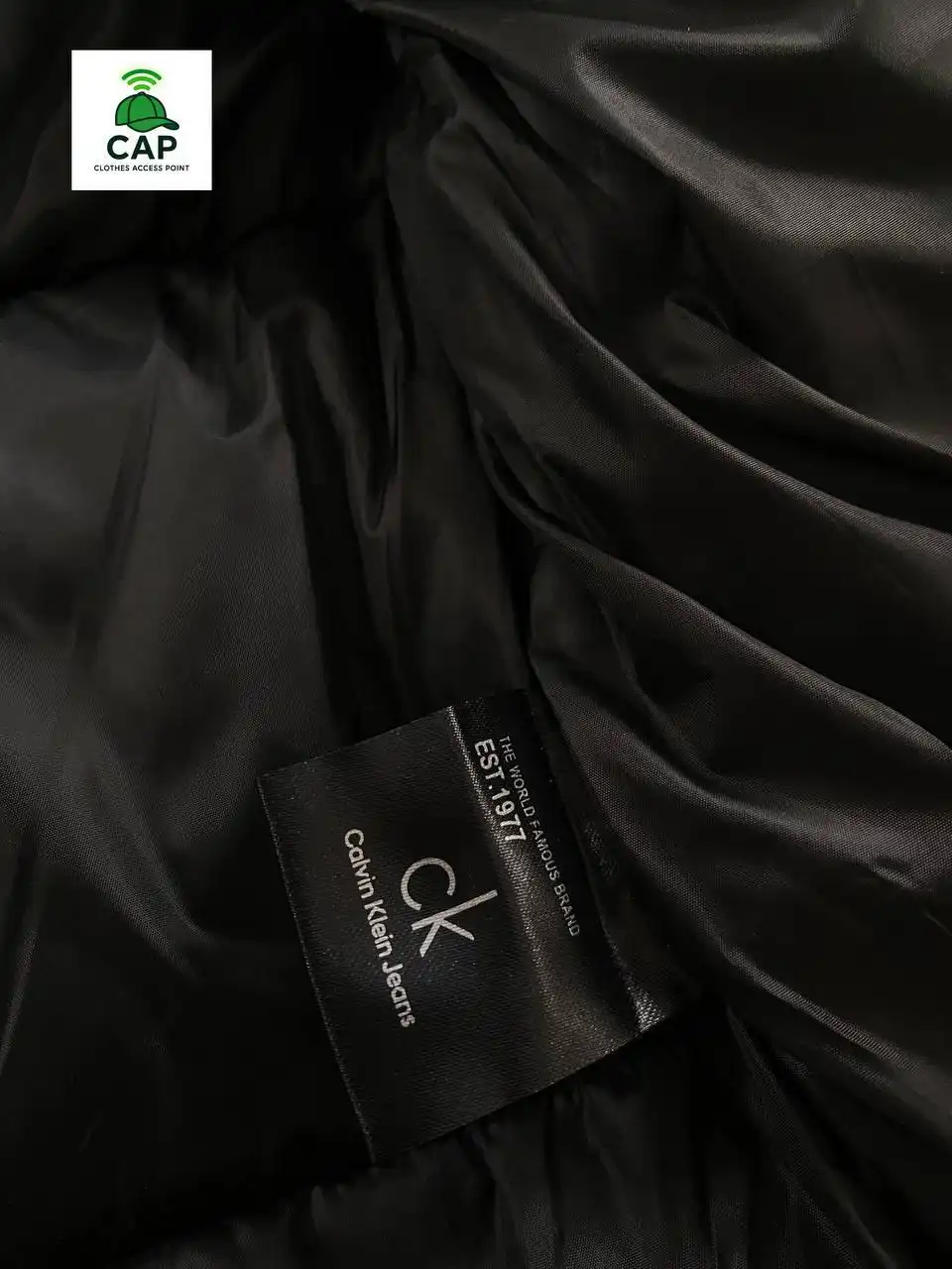 Зимняя парка Calvin Klein черная