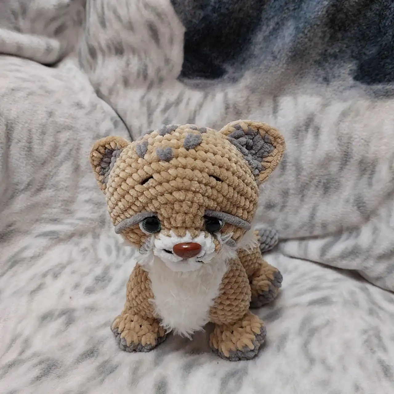 Мягкие игрушки ручной работы из плюшевой гипераллергенной детской пряжи