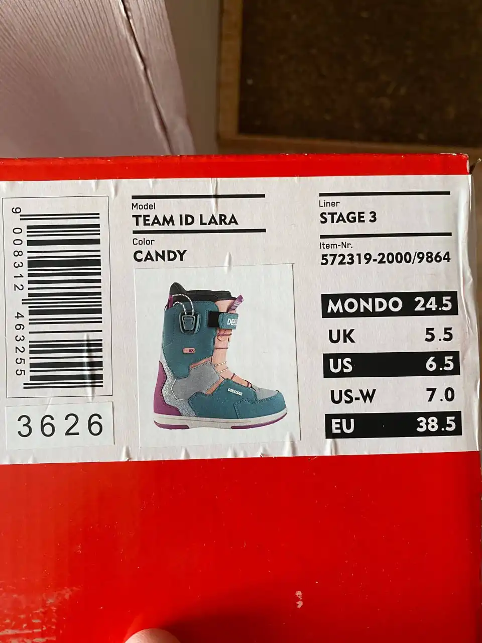 Ботинки сноубордические новые 37.5 размер - Сноубординг (Хобби и отдых) в Владивосток