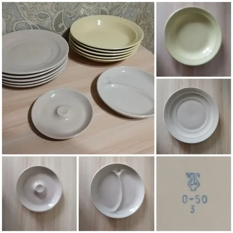 Тарелки Бугульминского фарфорового завода, 1982-1990 гг. - Профессиональное оборудование в Владивосток