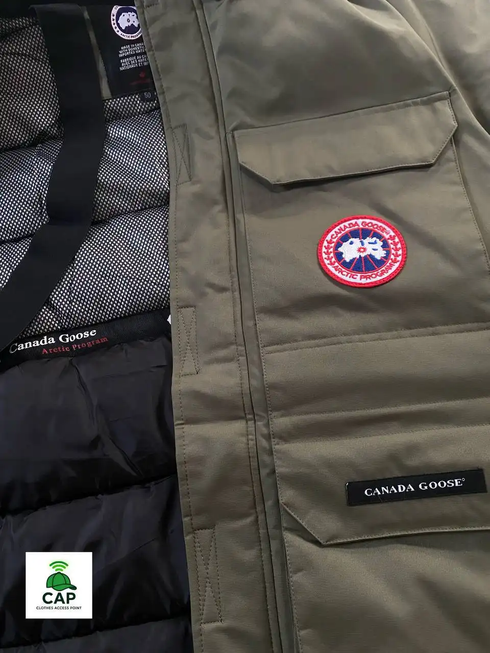 Куртка Canada Goose Аляска зеленая - Верхняя одежда (Одежда) в Владивосток