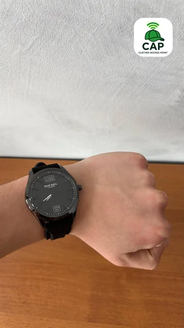 Часы Diesel чёрные стальной корпус силиконовый ремешок кварцевый механизм - Планшеты в Владивосток