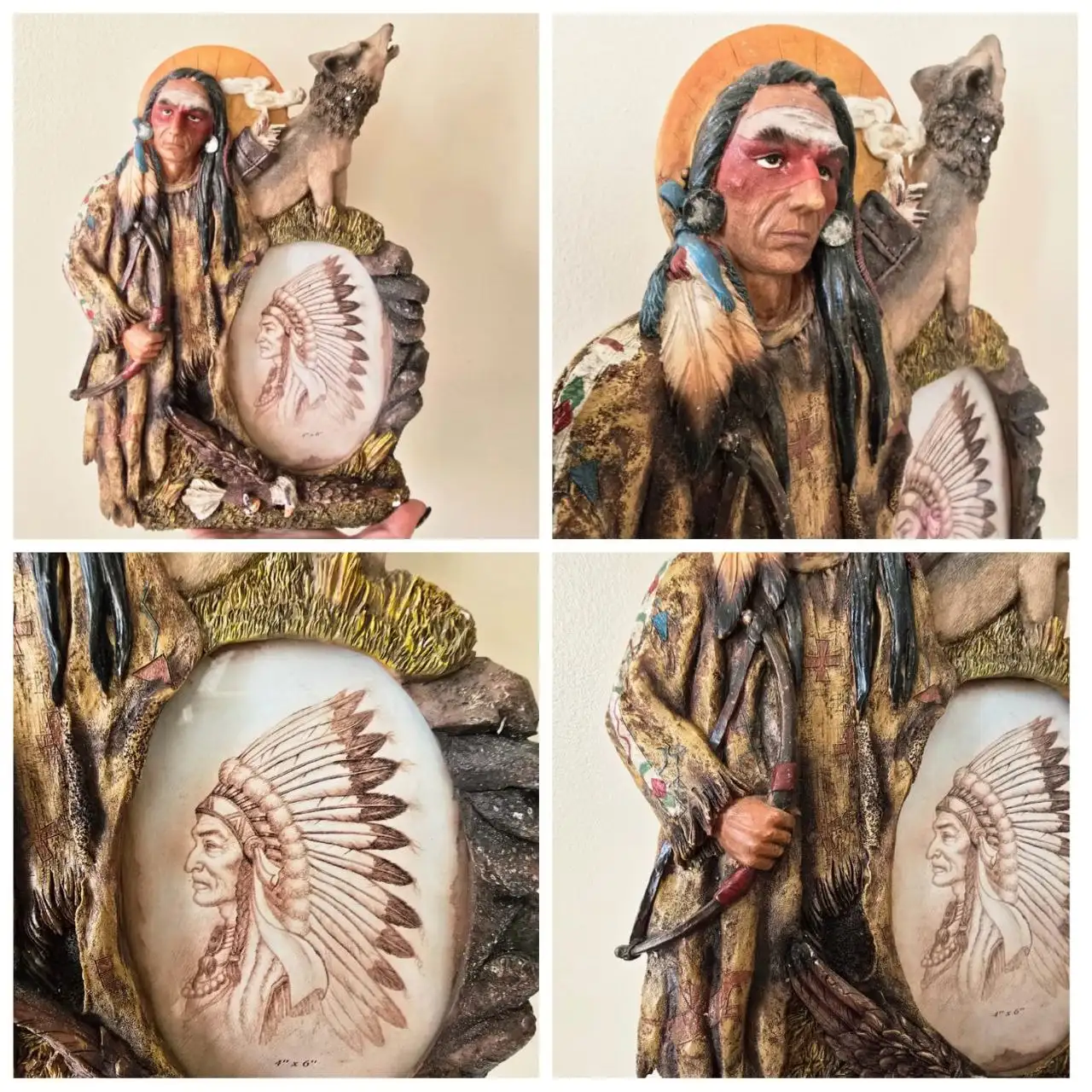 Продам керамическую рамку Шаман/Волк - Сувениры (Хобби и отдых) в Владивосток