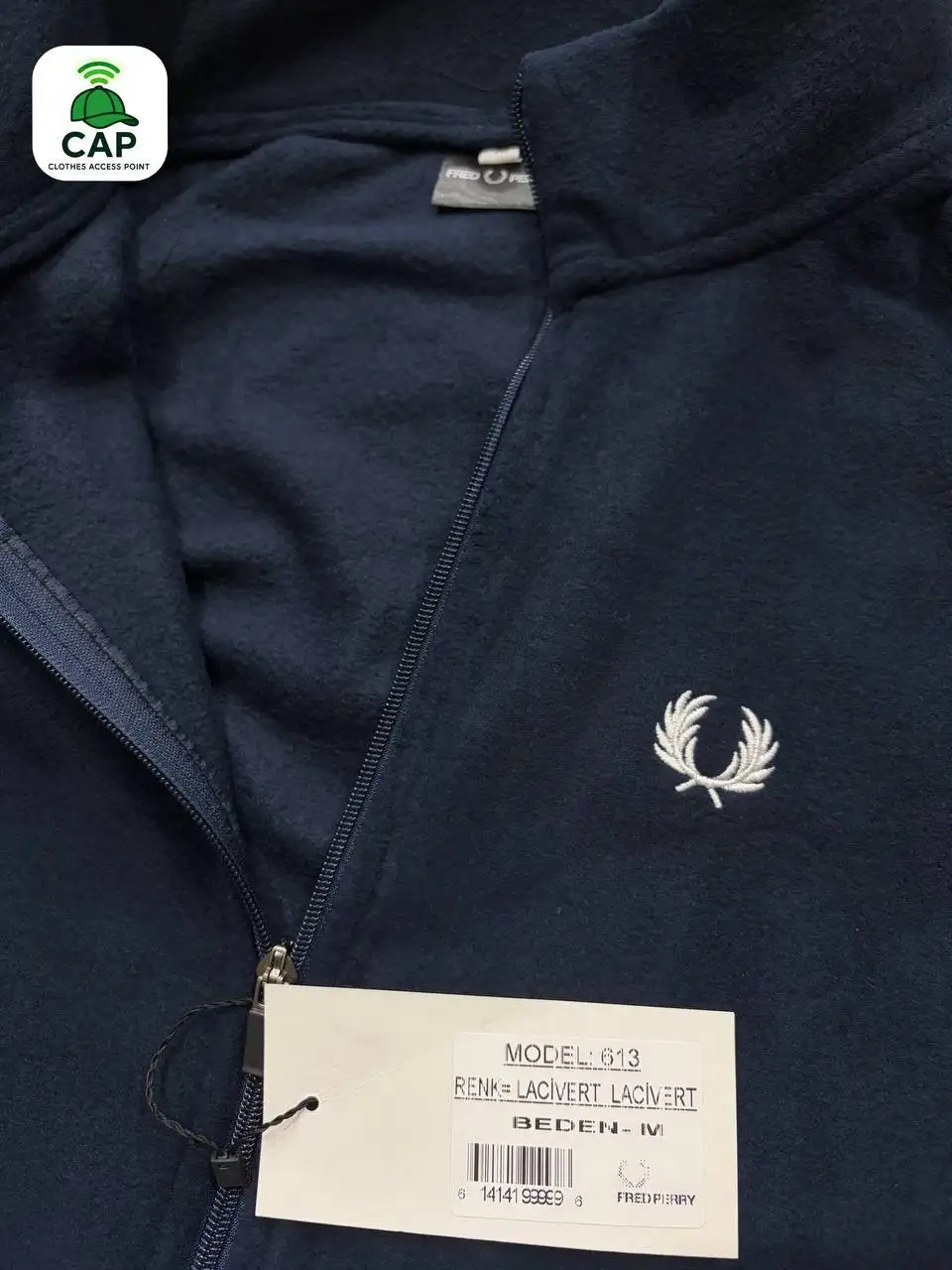 Утепленный спортивный костюм Fred Perry синий флисовый - Спортивная одежда (Одежда) в Владивосток