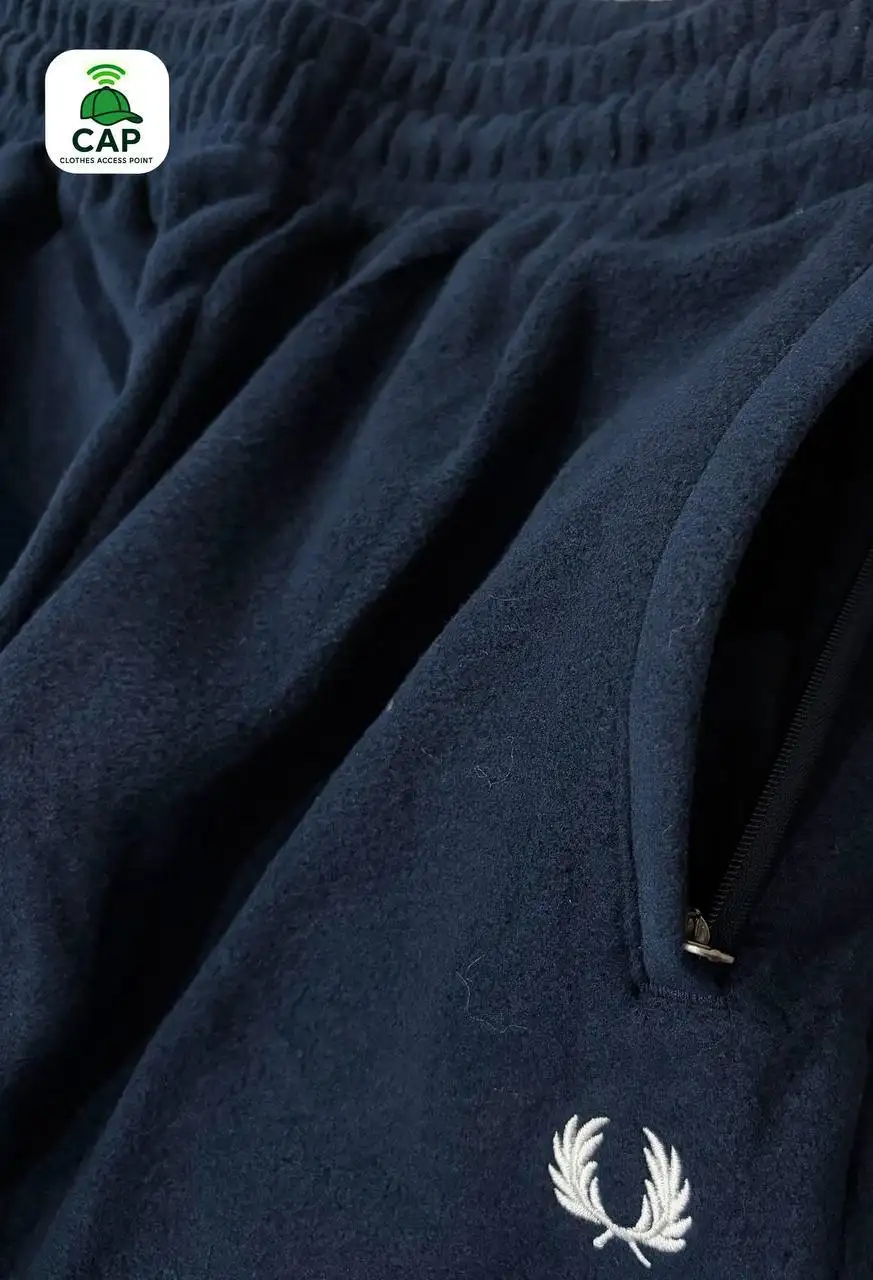 Утепленный спортивный костюм Fred Perry синий флисовый - Спортивная одежда (Одежда) в Владивосток