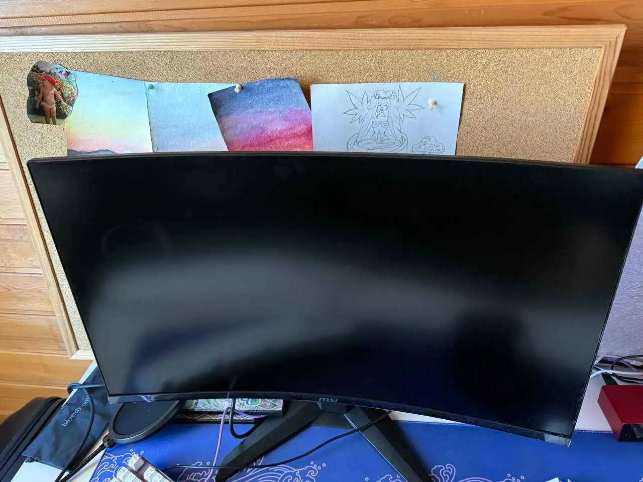 Продам монитор MSI mag 32c6x 31.5 дюйма 180гц 2к - Мониторы (Электроника) в Владивосток