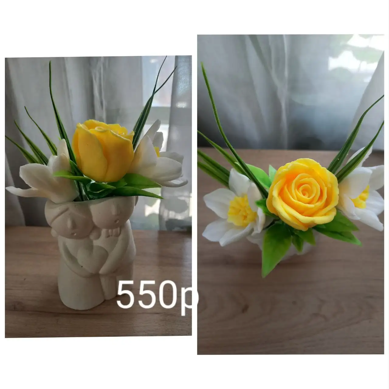 Мыльные букетики в кашпо - Барахолка в Владивосток