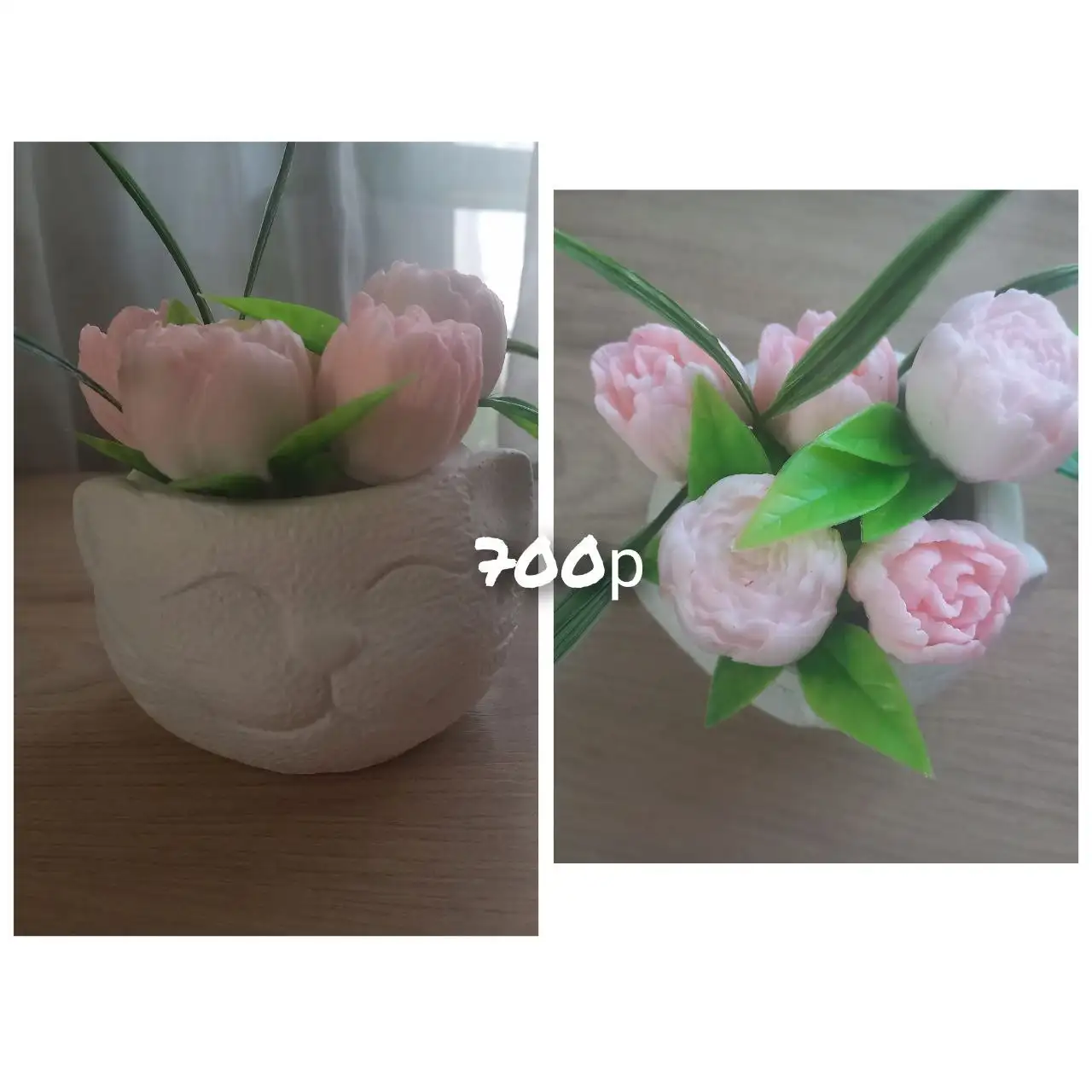 Мыльные букетики в кашпо - Барахолка в Владивосток