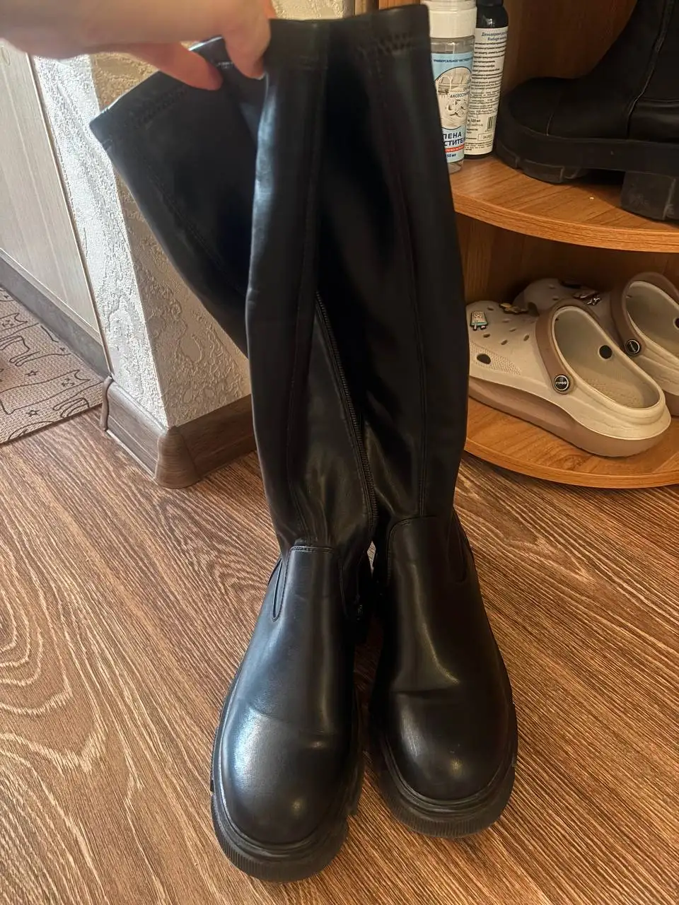 Сапоги весна 37 размер - Обувь (Одежда) в Владивосток