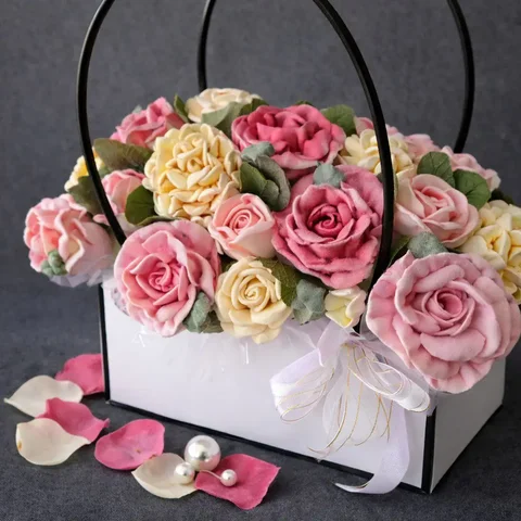 Цветы и композиции из натурального зефира - Услуги в Владивосток